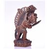 Image 2 : Large Garuda Temple Deity Polychrome Wood Sculpture