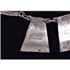 Image 4 : Vintage Mexican Alpaca Silver Link Chain And Turqu