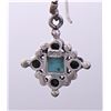 Image 3 : Native American Sterling Silver And Blue Turquoise