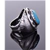 Image 2 : Native American Beautiful Blue Turquoise Sterling