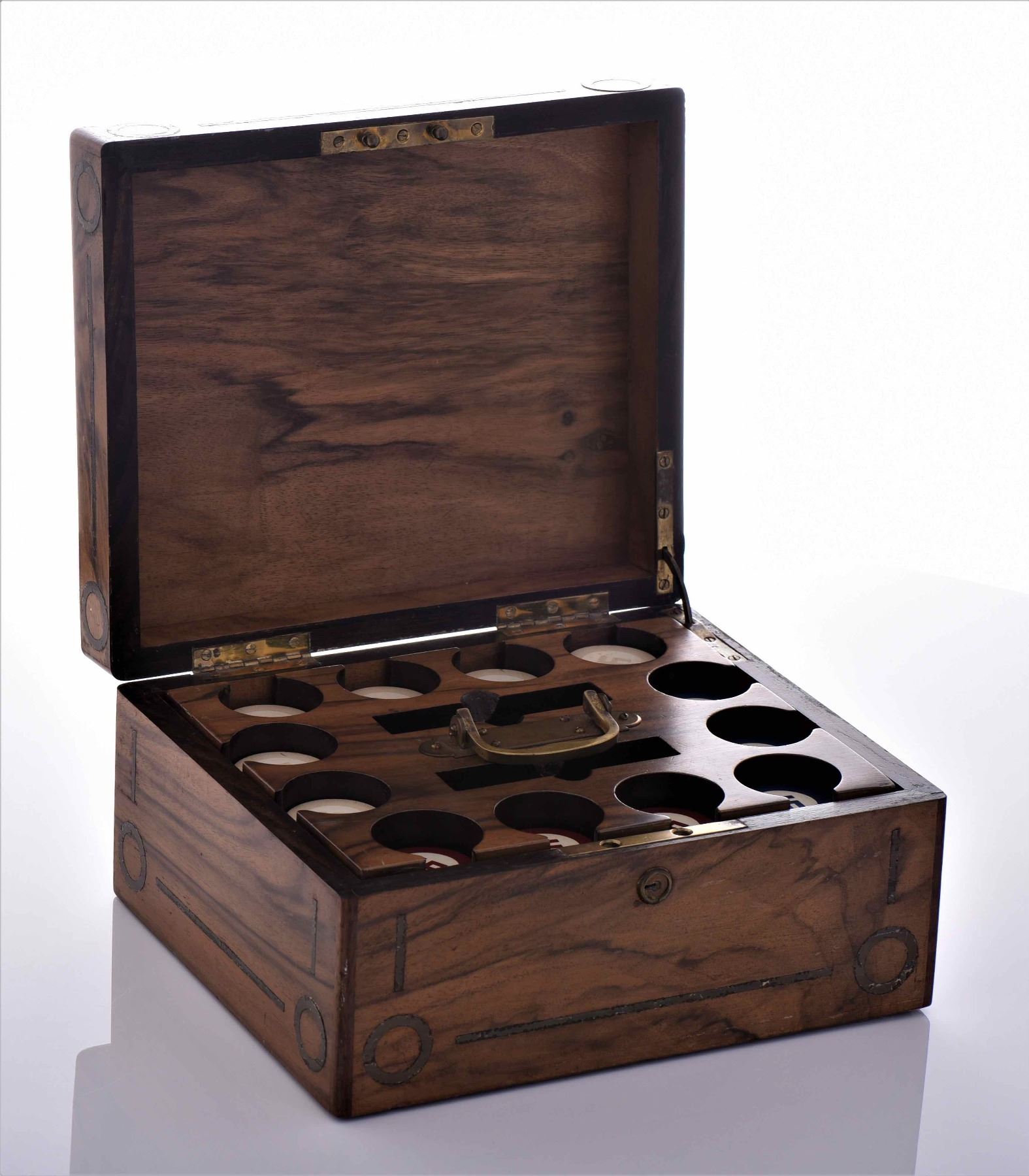 Vintage Clay Poker Chips With Swastika (PreNazi,