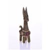 Image 1 : Vintage Bronze Roped Llama Adorned with colorful s