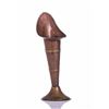 Image 1 : Copper and Bronze Trumpet Vase With Old World Stit