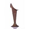 Image 2 : Copper and Bronze Trumpet Vase With Old World Stit