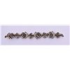 Image 2 : Vintage Silver Tone/Plated Multi Color Button Brac