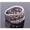Image 2 : Vintage Marcasite Sterling Silver Ring With Rose C