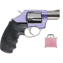CHARTER ARMS CHIC LADY 38 SPECIAL IN LAVENDER WITH HARD CASE