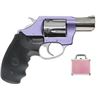 Image 1 : CHARTER ARMS CHIC LADY 38 SPECIAL IN LAVENDER WITH HARD CASE