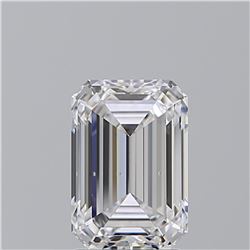 GIA/EMERALD/D/SI1/2.06ct