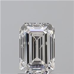 GIA/EMERALD/F/SI2/1ct