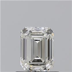 GIA/EMERALD/H/VVS1/0.7ct