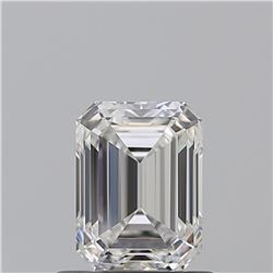 GIA/EMERALD/F/VS1/0.77ct