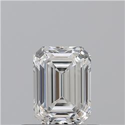 GIA/EMERALD/E/VVS1/0.52ct