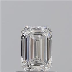 GIA/EMERALD/E/VVS1/0.56ct