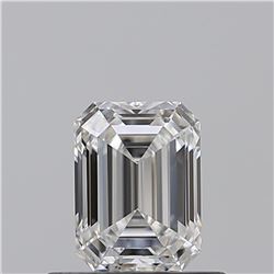 GIA/EMERALD/F/VVS1/0.52ct