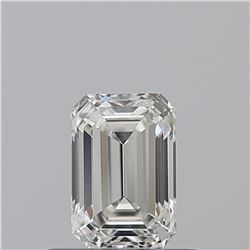 GIA/EMERALD/F/SI1/0.5ct