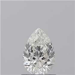 GIA/PEAR/H/SI1/0.7ct
