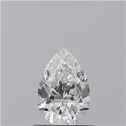 GIA/PEAR/E/VVS2/0.5ct
