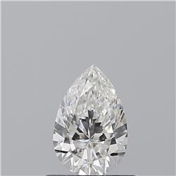 GIA/PEAR/G/VVS2/0.53ct