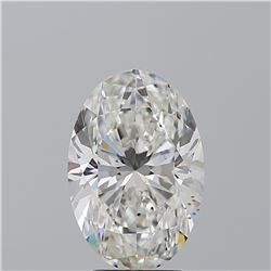 GIA/OVAL/H/SI1/4.08ct