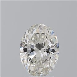 GIA/OVAL/H/SI1/2.06ct