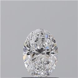 GIA/OVAL/D/SI1/0.8ct