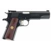 Image 1 : Colt Mfg O5870A1 1911 Gold Cup National Match Series 70 SAO 45 ACP 5" 8+1 Rosewood Grip Blued