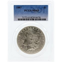 1887 PCGS MS63 Morgan Silver Dollar