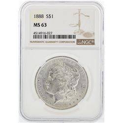 1888 NGC MS63 Morgan Silver Dollar