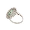Image 3 : 4.98 ctw Aquamarine and Diamond Ring - 14KT White Gold