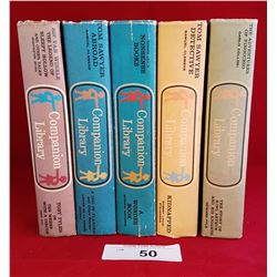 FIVE 1960'S COMPANION LIBRARY DOUBLE SIDED BOOKS