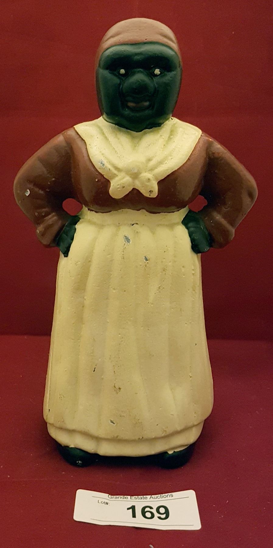 images Aunt Jemima Cast Iron Piggy Bank large cast iron aunt jemima coin bank