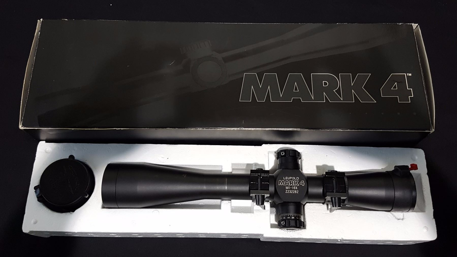 LEUPOLD MARK 4 LONG RANGE TACTICAL M1 RIFLE SCOPE W/BOX