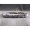 Image 1 : BRACELET - NEW DIAMOND SET IN STERLING SILVER SETTING - RETAIL ESTIMATE $400