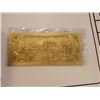 Image 2 : GOLD FOIL BILL - 24K GOLD - USA $2 - not legal tendar