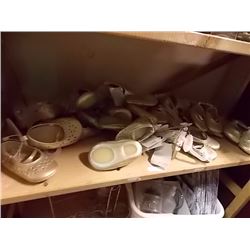 SHELF LOT OF NEW ASSORTED LITTLE GIRL SHOES