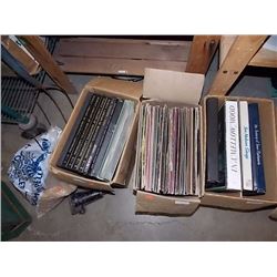 BOX OF ASSORTED RETRO RECORDS - 2 TTL
