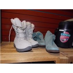 SUEDE WINTER BOOTS - 2 TTL
