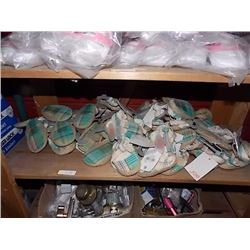 SHELF OF ASSORTED LITTLE GIRL SHOES