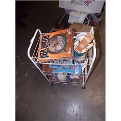 WIRE BIN UNIT & CONTENTS