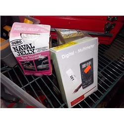 DIGITAL METER, NAVAL PULLIES & HARDWARE