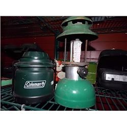 COLEMAN BATTERY OPERATED LANTERNS - 2 TTL