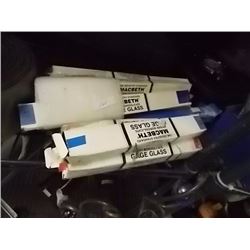 LOT OF NEW ASSORTED GLASS FOR GUAGES