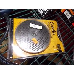 GRINDER PLATE - #42 - PS - FOR MEAT GRINDER