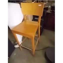 TEAK BAR CHAIR