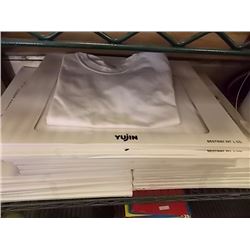 NEW WHITE T-SHIRTS - 8 TTL