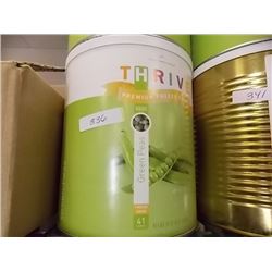CAN OF FREEZE DRIED PEAS - 41 SERVINGS TTL