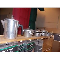 CAMPING SET - WITH COFFEE POT - 9PC