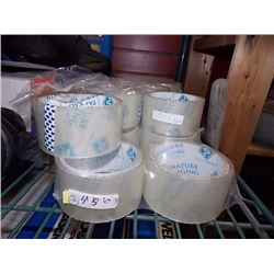 ROLLS OF NEW PACKING TAPE - 12 TTL