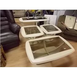 COFFEE TABLE SET  WITH HALL TABLE - 4 PC TTL